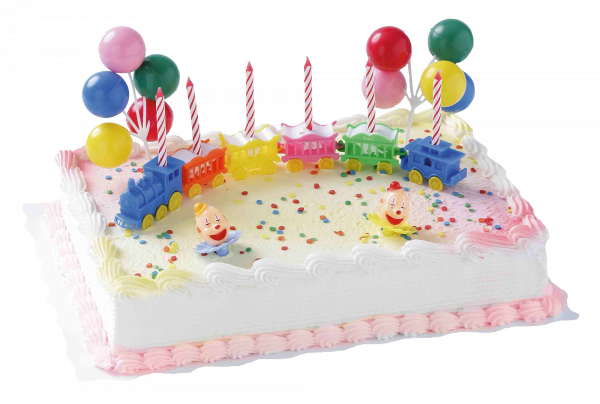 Geburtstagszug Torte