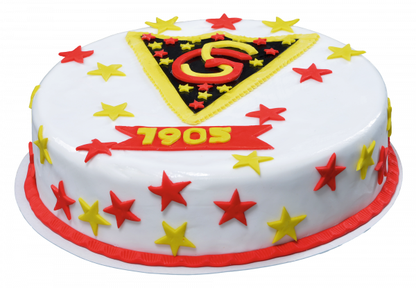 Galatasaray-Torte mit Sternen