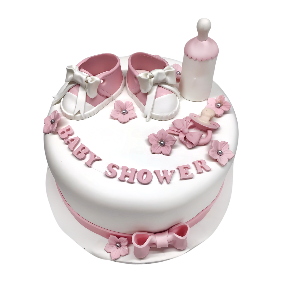 Baby Shower Rosa Torte