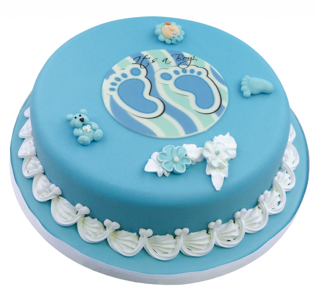 It’s a Boy Fußabdruck Torte