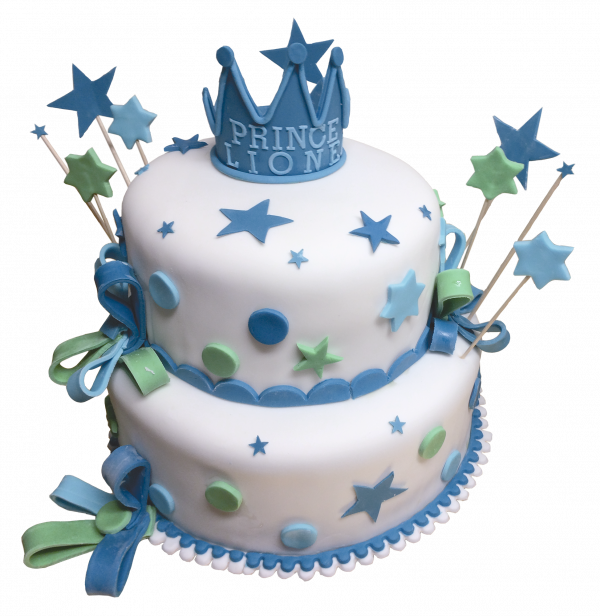 Prinz Sterne Torte Blau